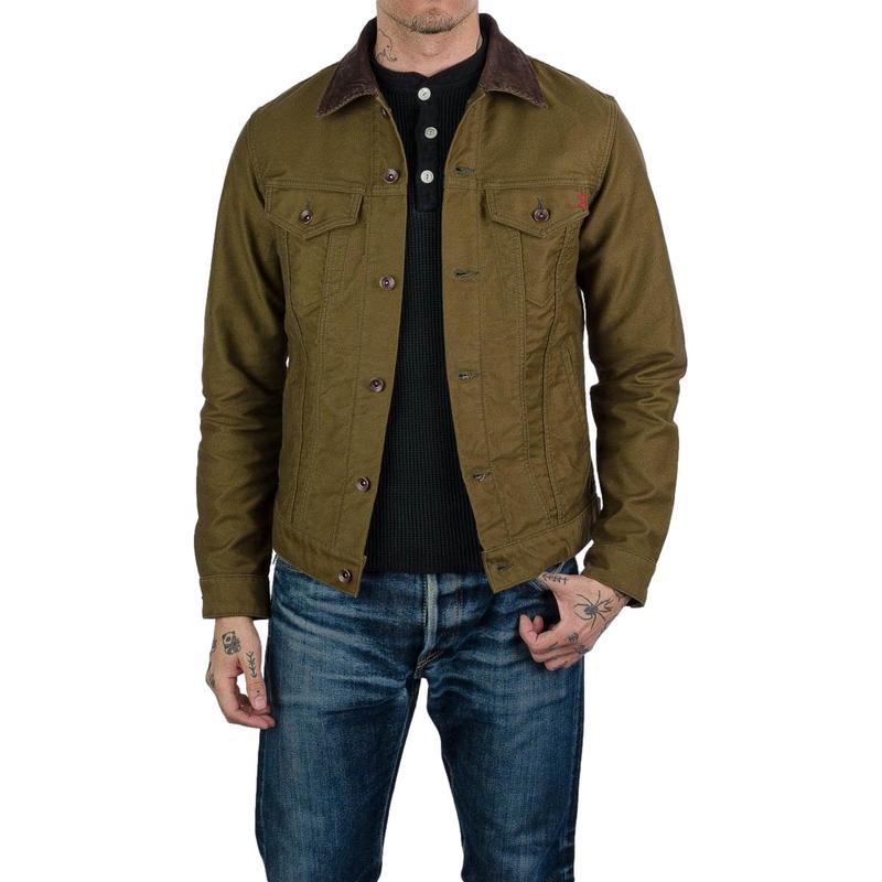 美品 MINT IRON HEART ULTRA HEAVY MODS COAT Iron Heart Ultra-Heavy Loopwheeled Hoodie - IHSW-10-OLV