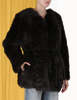 Zimmermann Luminosity Shearling Jacket - Chocolate - Thumbnail 2