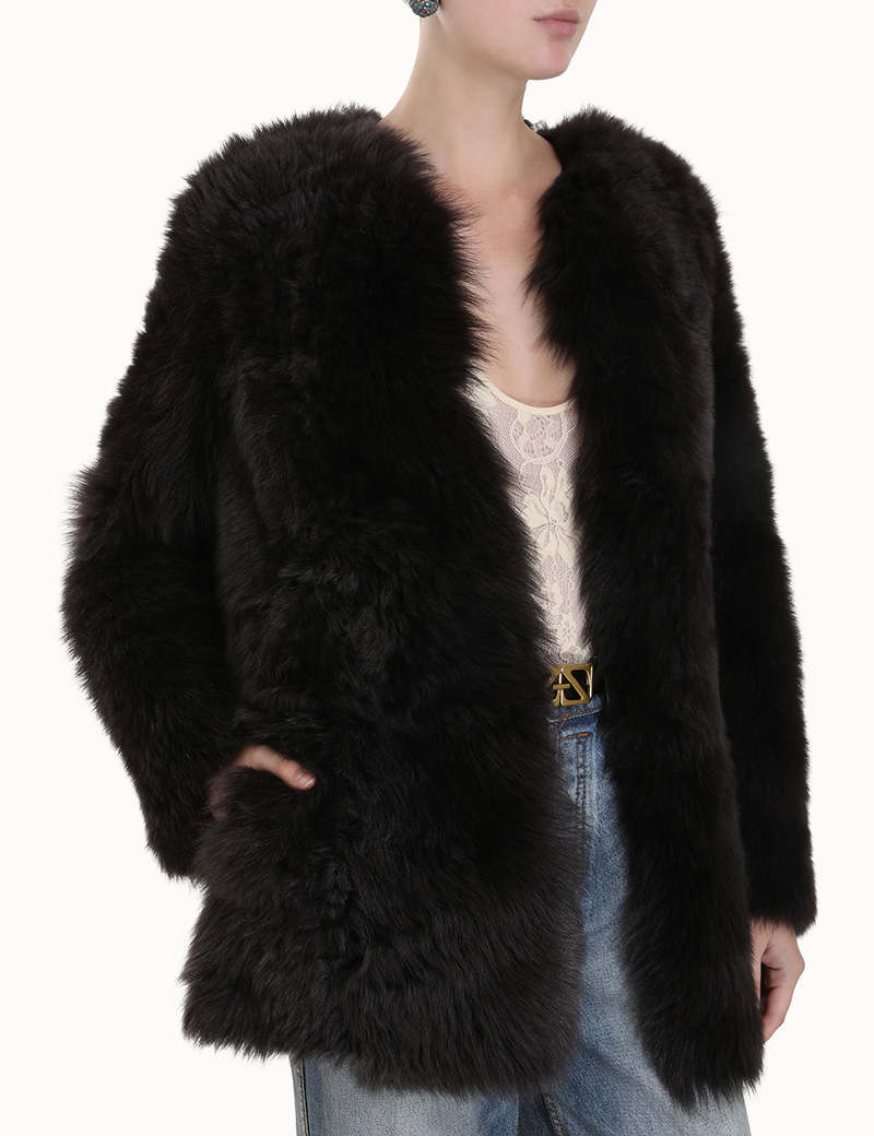 Zimmermann Luminosity Shearling Jacket - Chocolate