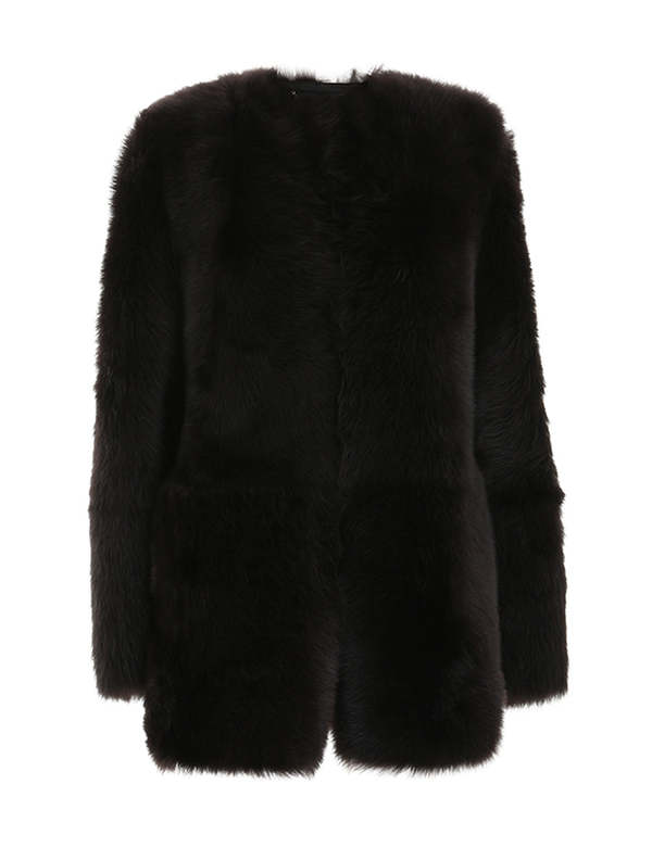 Zimmermann Luminosity Shearling Jacket - Chocolate
