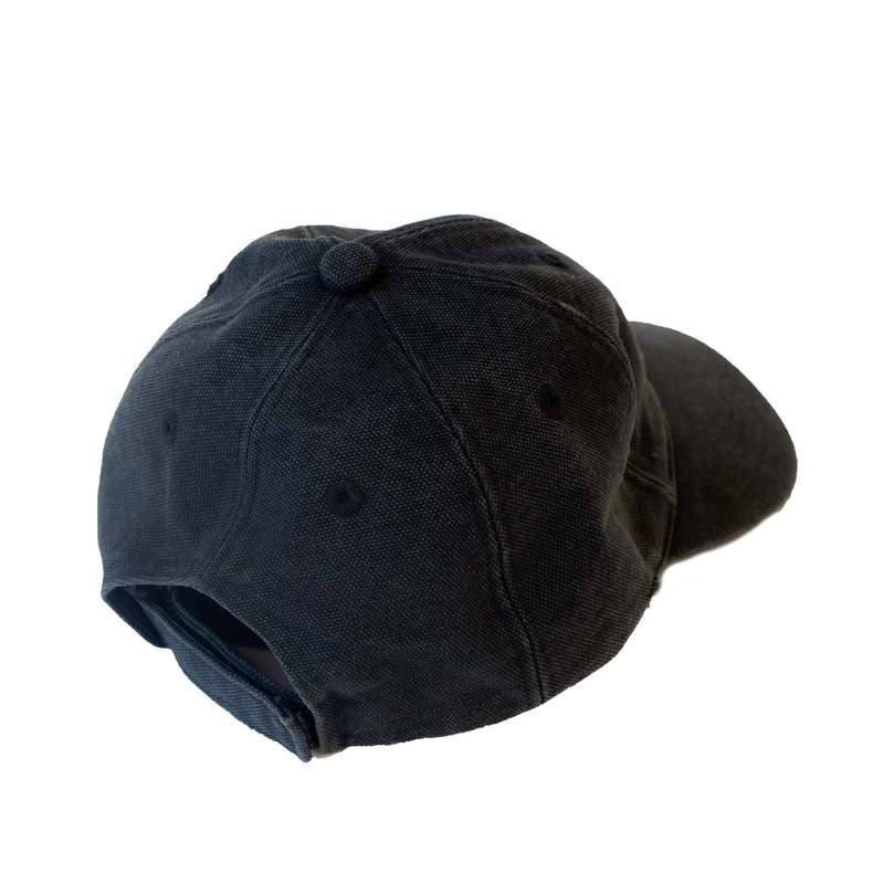 STUDIOUS別注 NEEDLES Cap black Needles Workers Cap 16oz Cotton Canvas - Black | Garmentory