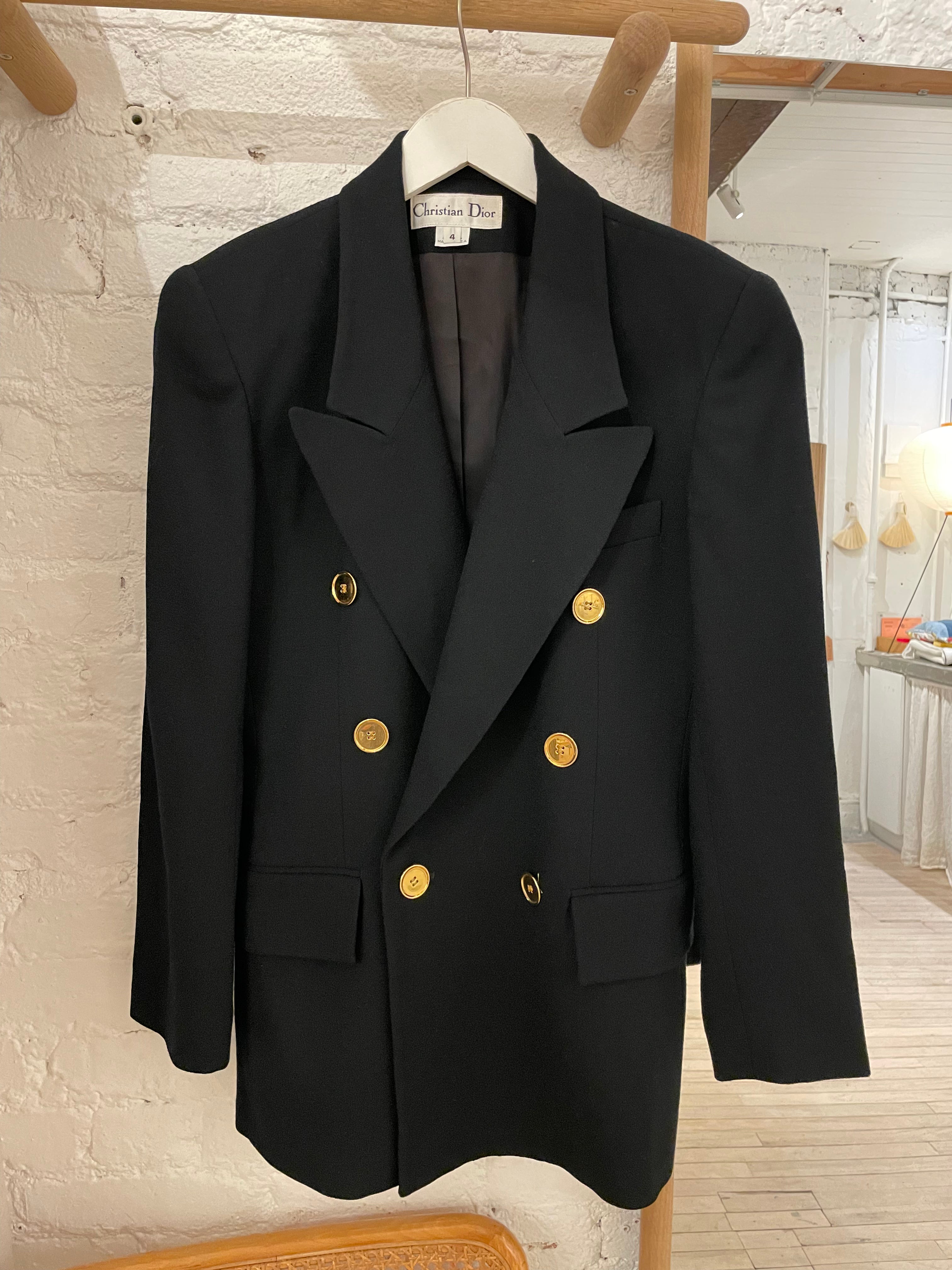 Vintage DUO NYC Double Breasted Blazer - Dior | Garmentory