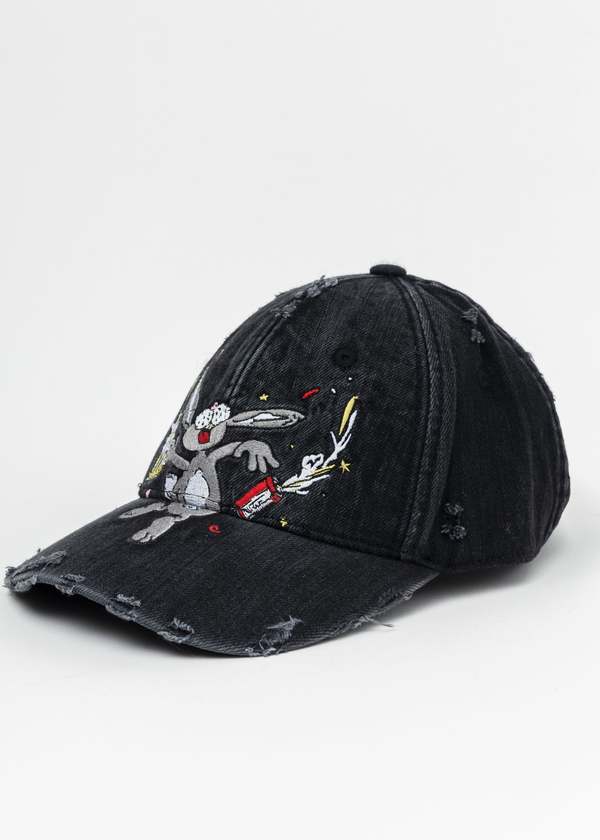 Martine Rose BUNNY CAP - BLACK | Garmentory