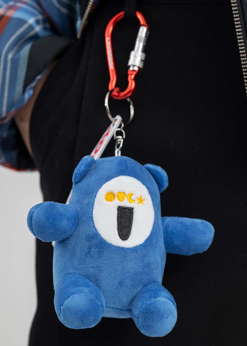 Charles Jeffrey GROMLIN PLUSH KEYRING - BLUE | Garmentory