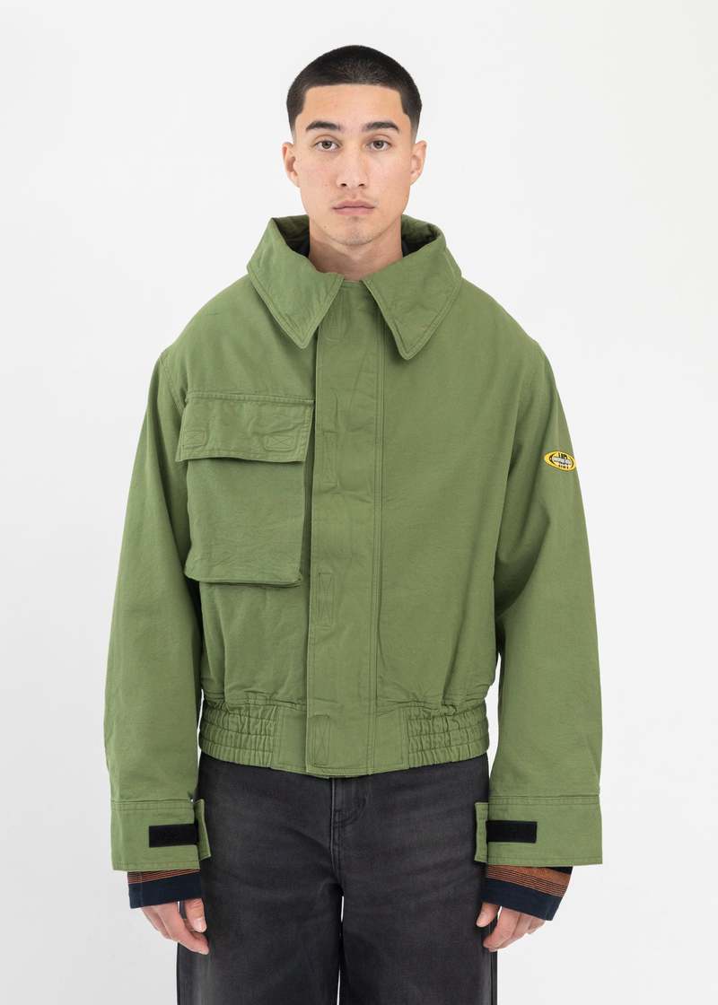 Martine Rose DOLL FIELD JACKET - KHAKI | Garmentory