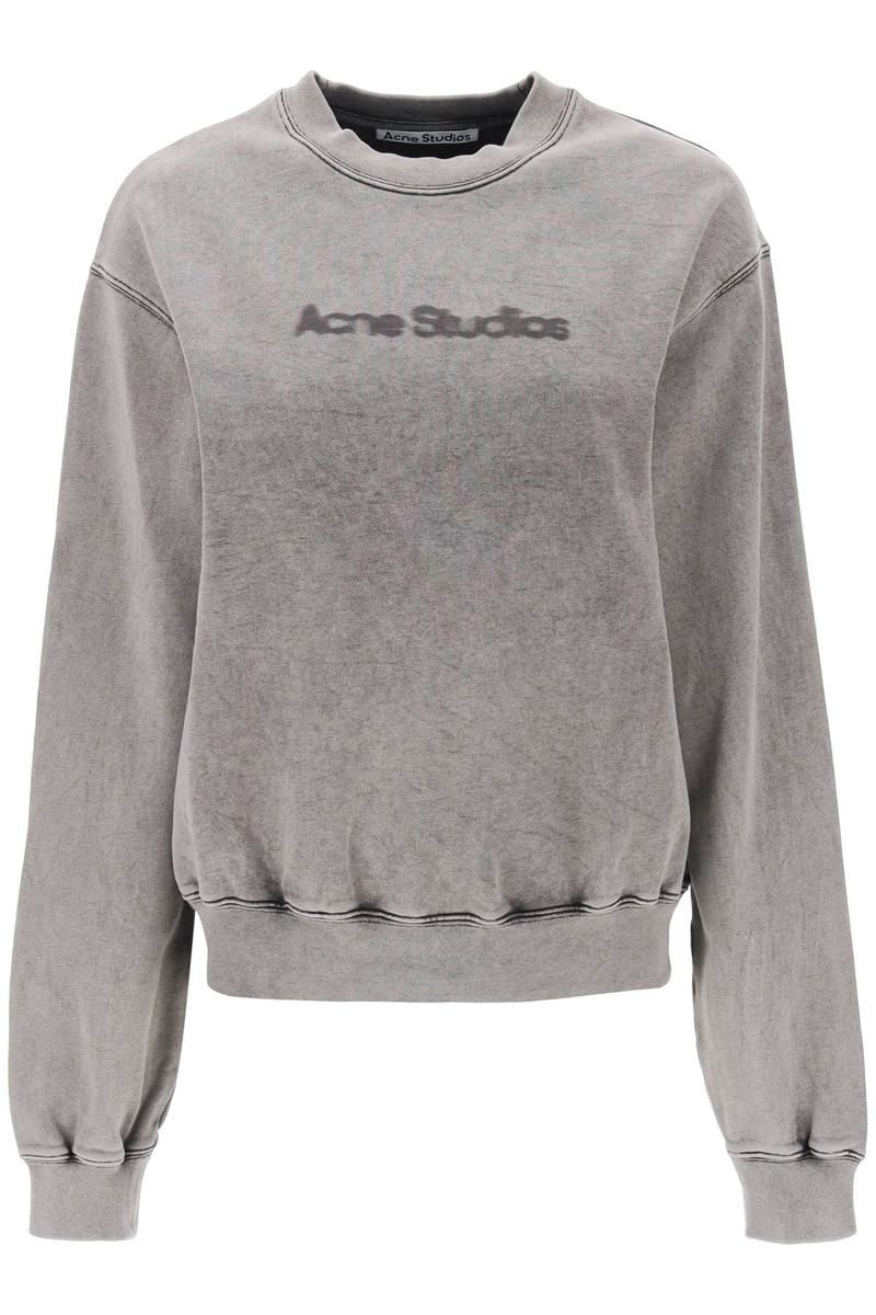 Acne studios blurred logo sweater | Garmentory