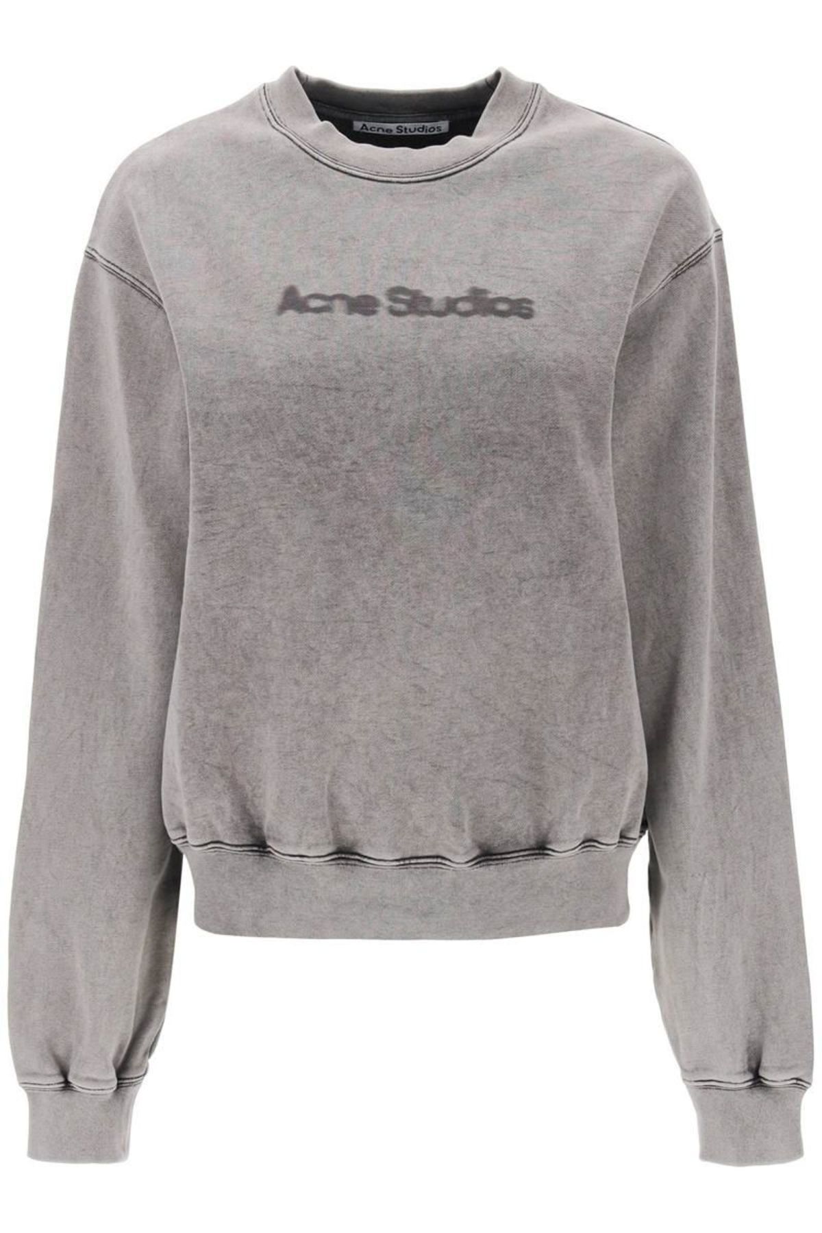 Acne studios blurred logo sweater | Garmentory