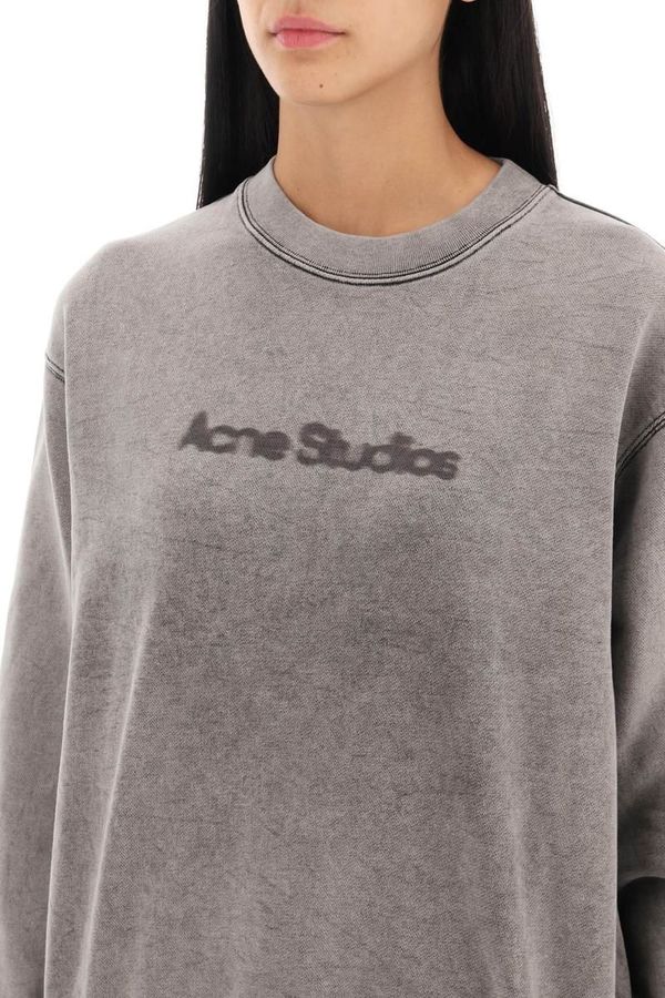 Acne studios blurred logo sweater | Garmentory