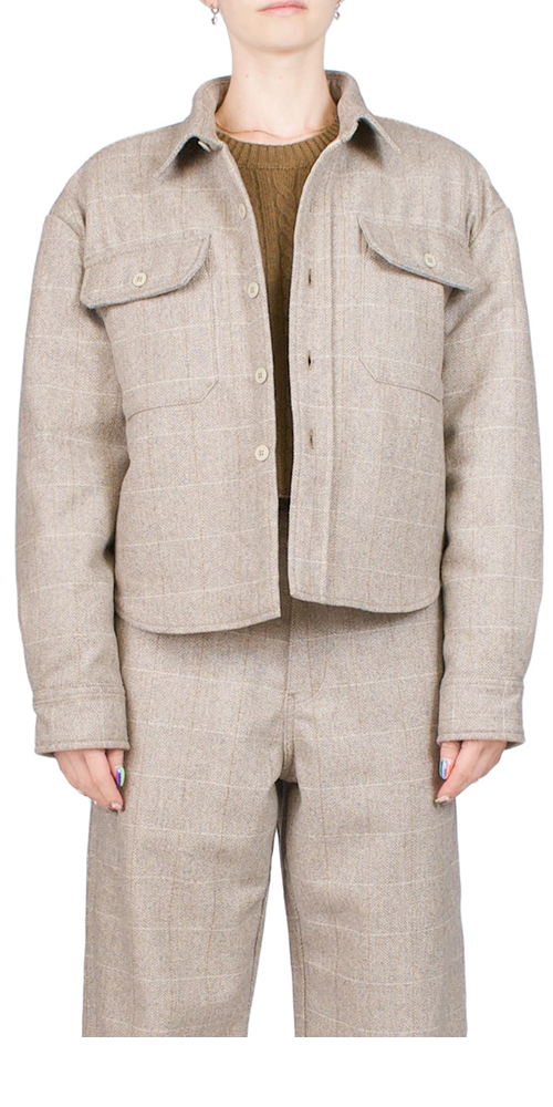 ptm専用 Herringbone Twill C.P.O Jacket 85056_Rivay_NYC_Harris_Tweed_W