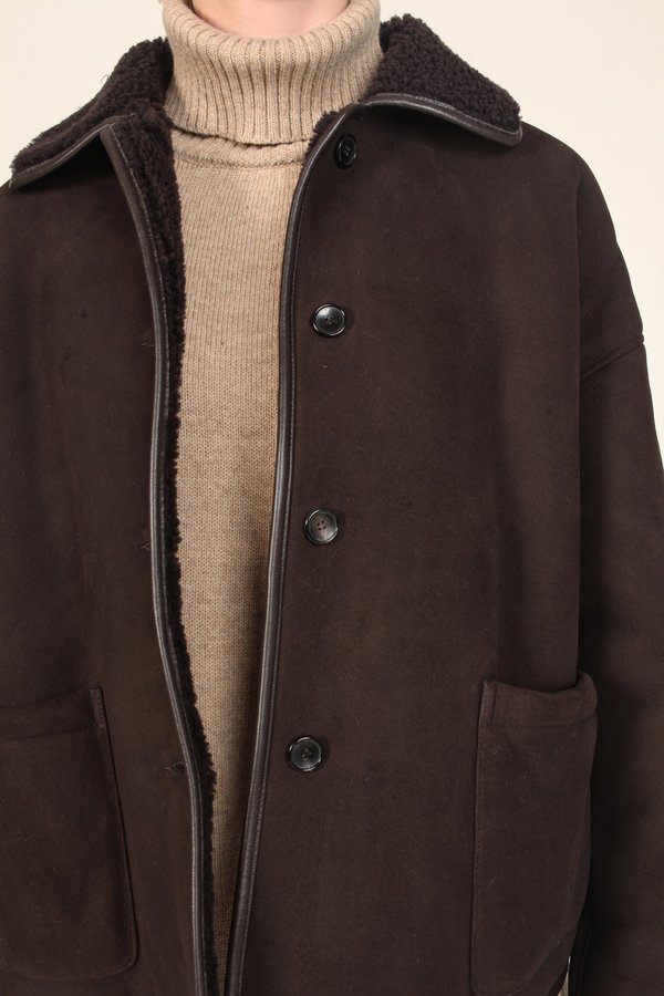 CAWLEY Avis check sheepskin jacket定価約40万 CAWLEY Avis check sheepskin jacket定価約40万の通販はau PAY