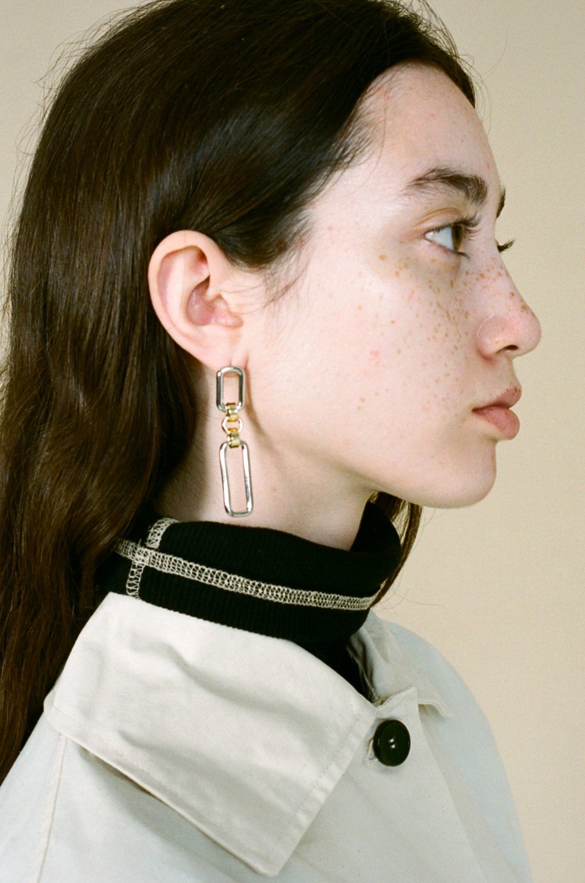 LAURA LOMBARDI Two Tone Stanza Earrings | Garmentory