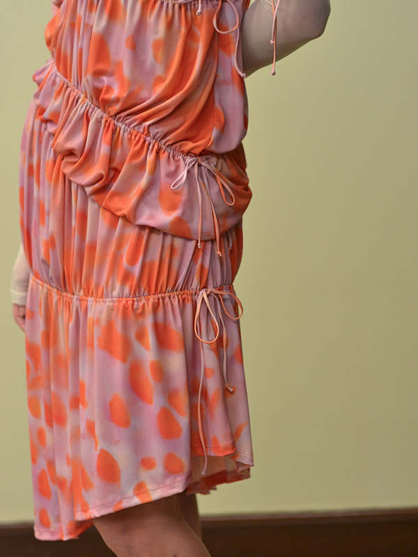 danbi Lumi Jellyfish Dress - Tangerine | Garmentory