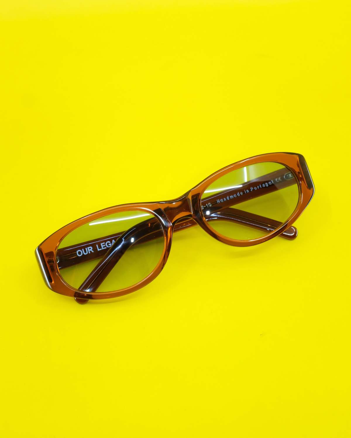 Our Legacy Unwound Sunglasses - Light Treacle | Garmentory