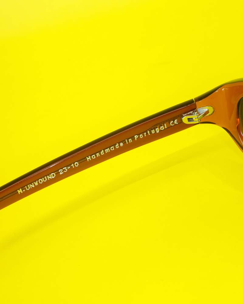 OUR LEGACY 「UNWOUND LIGHT TREACLE」 Our Legacy Unwound Sunglasses - Light Treacle | Garmentory