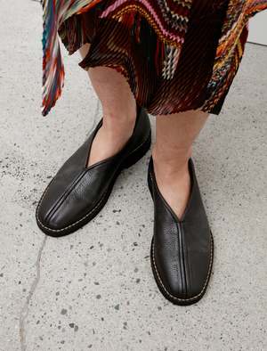 Lemaire Piped Crepe Slippers - | Garmentory
