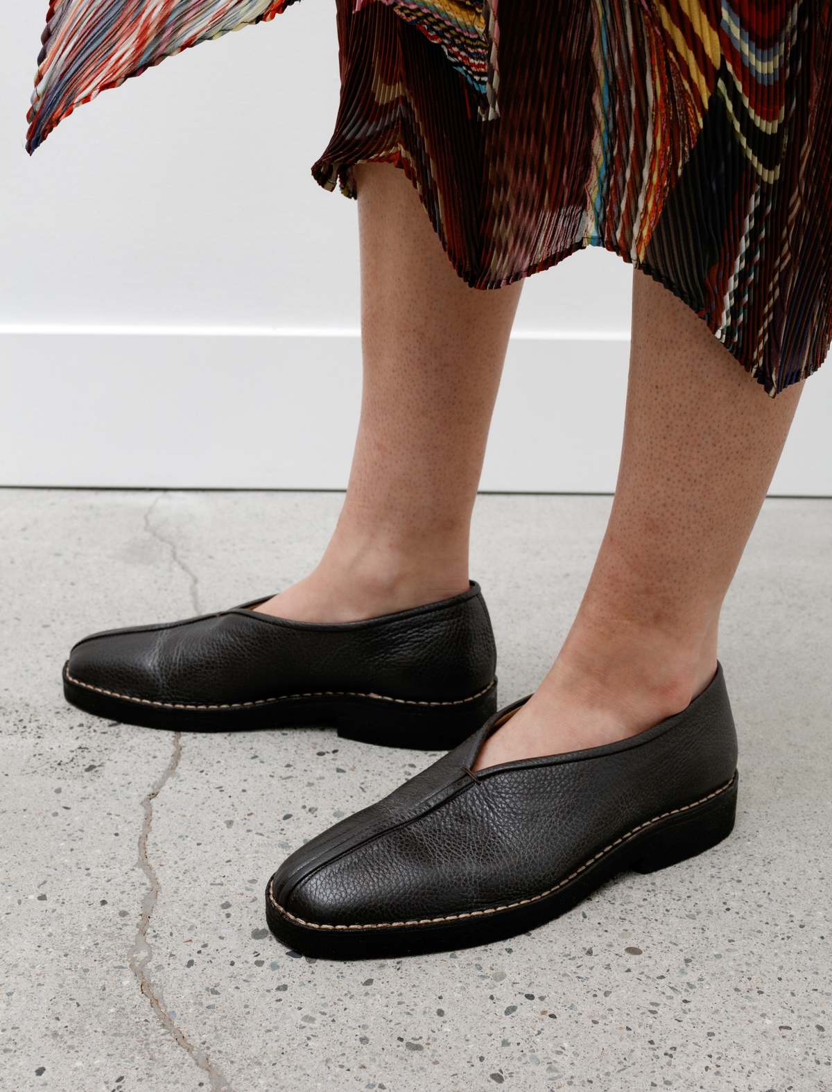 Lemaire Piped Crepe Slippers - | Garmentory
