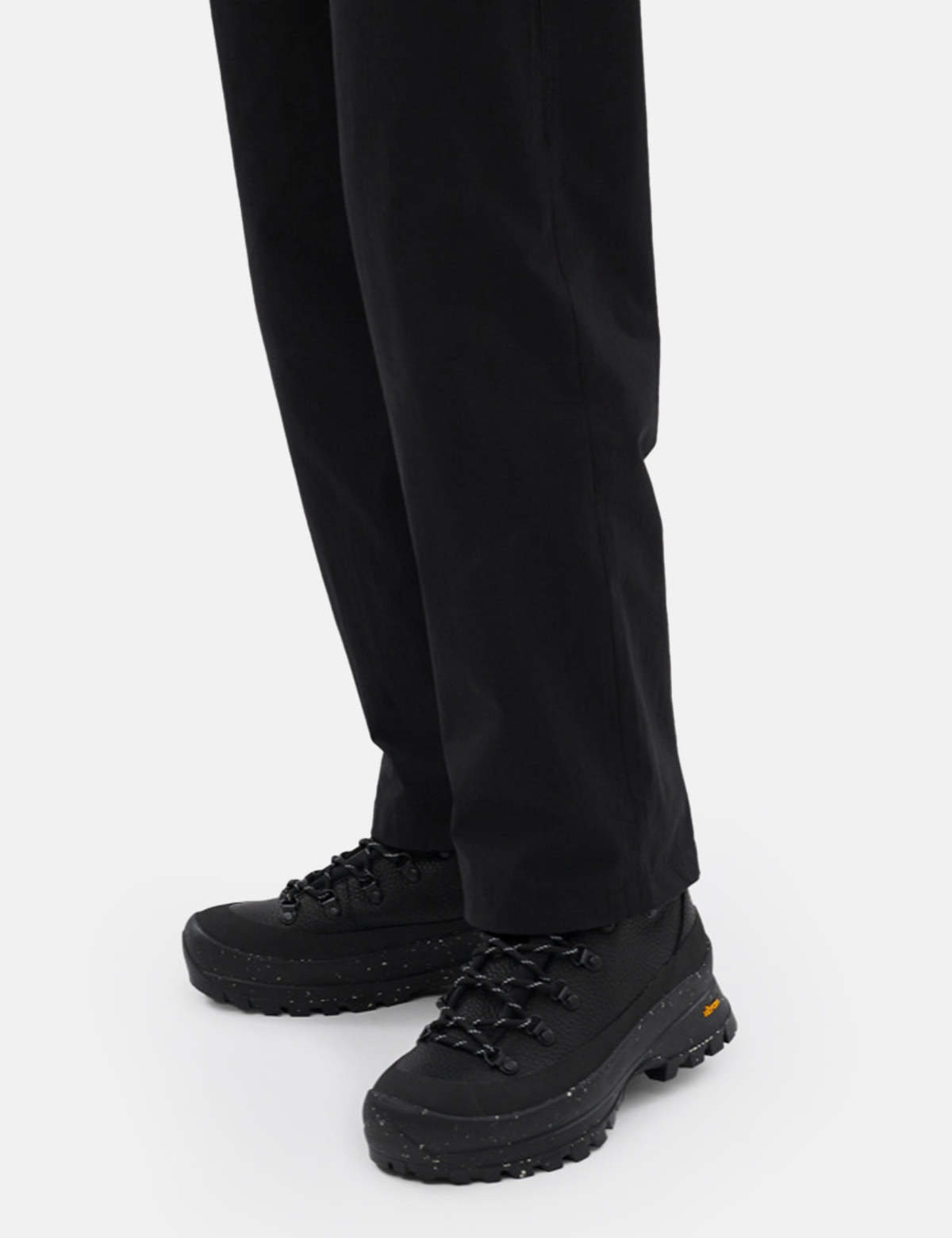 Norse Projects Arktisk Leather Hiking Boot - Black | Garmentory display picture 2