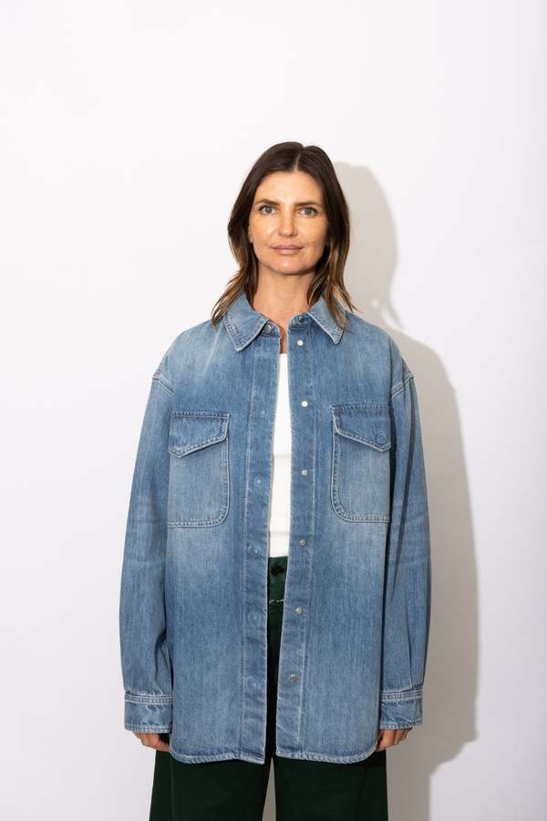 ジャケット・アウター VAULTROOM DENIM OVERSHIRT / BLUE VAULTROOM DENIM OVERSHIRT