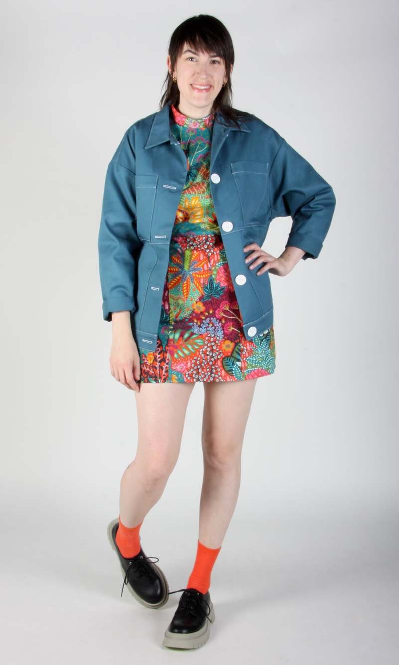 Birds of North America Tystie Jacket - Garage Blue