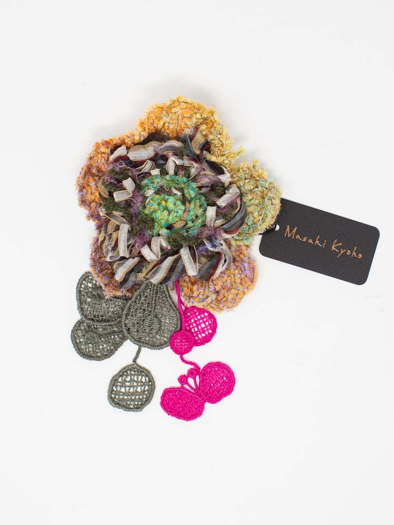 M. & Kyoko Brooch - Green | Garmentory M. & Kyoko Brooch - Green | Garmentory