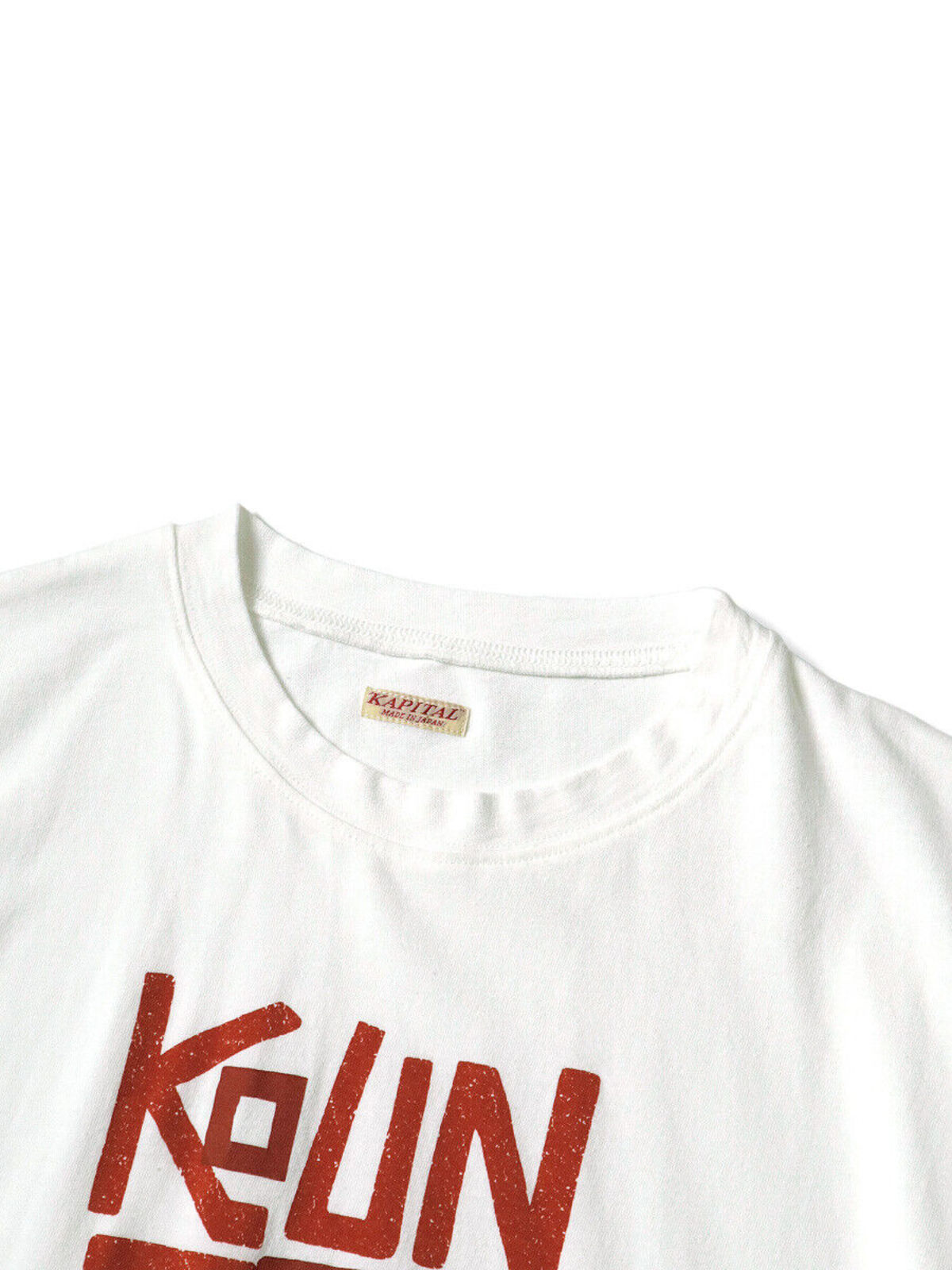 Kapital Jersey ROOKIE Crew T - Red | Garmentory