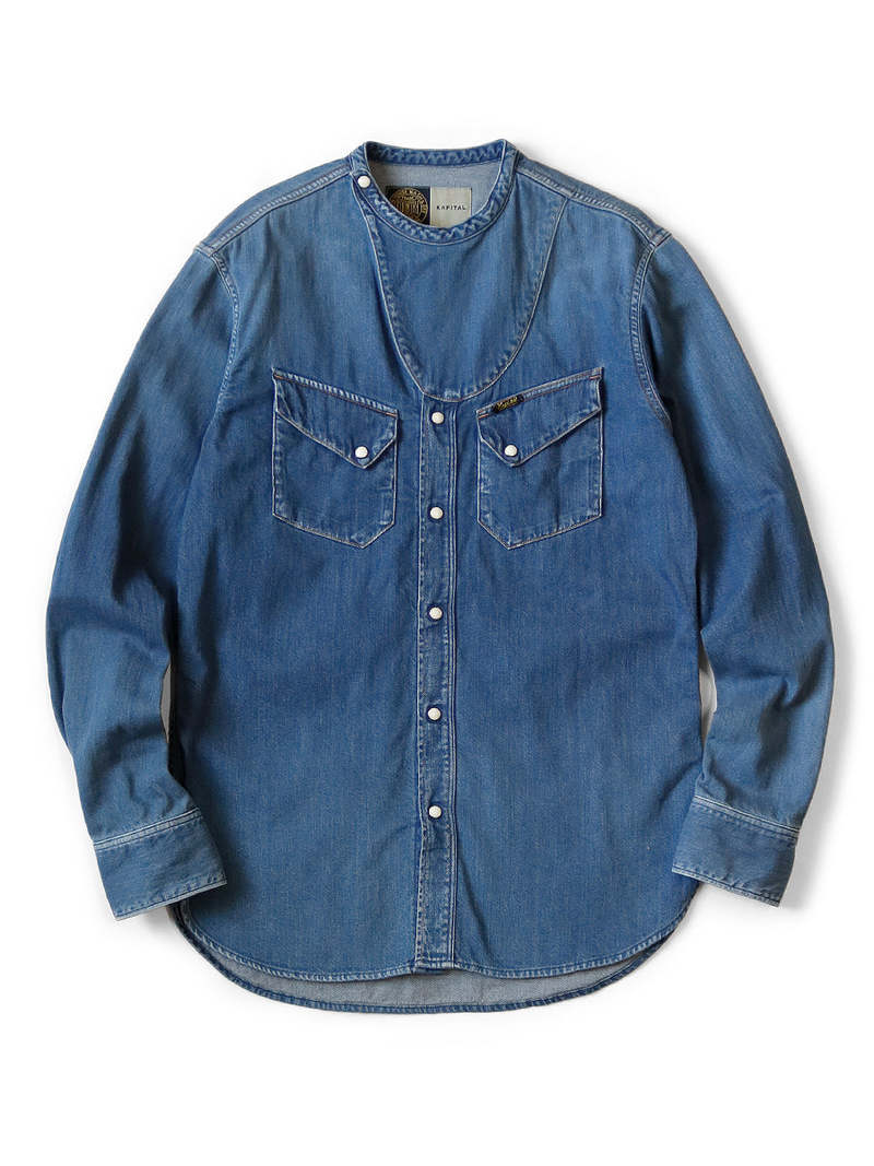 KAPITAL(キャピタル) 8oz ボーン デニム ワーク シャツ