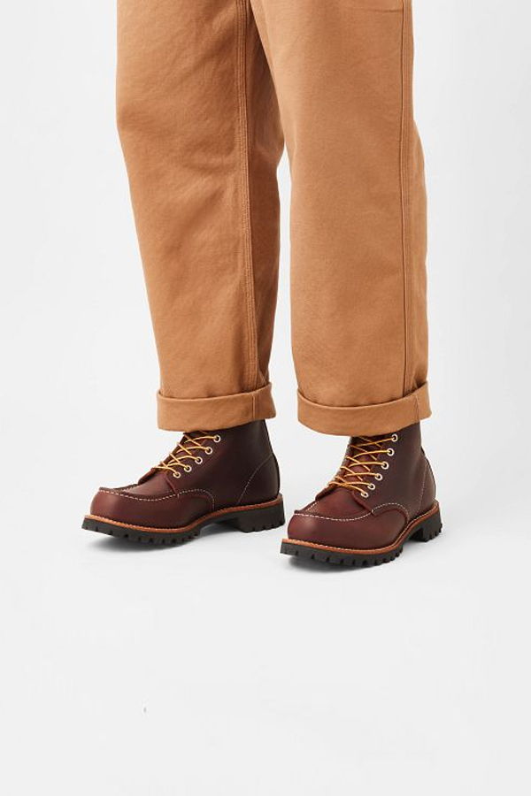Red Wing Heritage MEN'S #8146 ROUGHNECK 6-INCH MOC - BRIAR OIL SLICK LEATHER