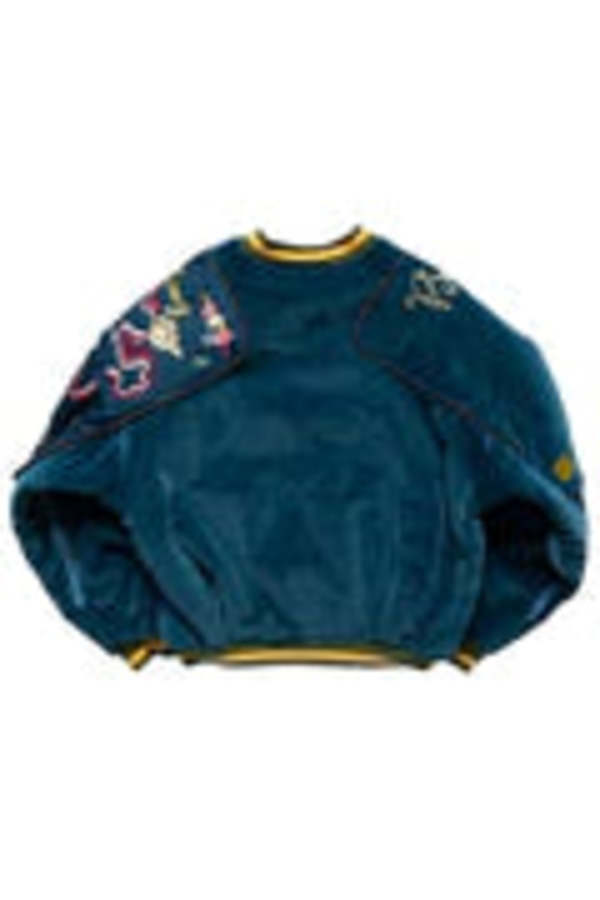 Kapital Velveteen SHAM BOMBER JKT Beautiful HONG KONG - TURQOISE