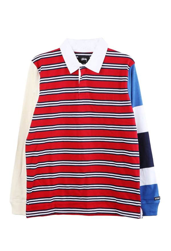 Stussy Rugby Shirt - Striped | Garmentory