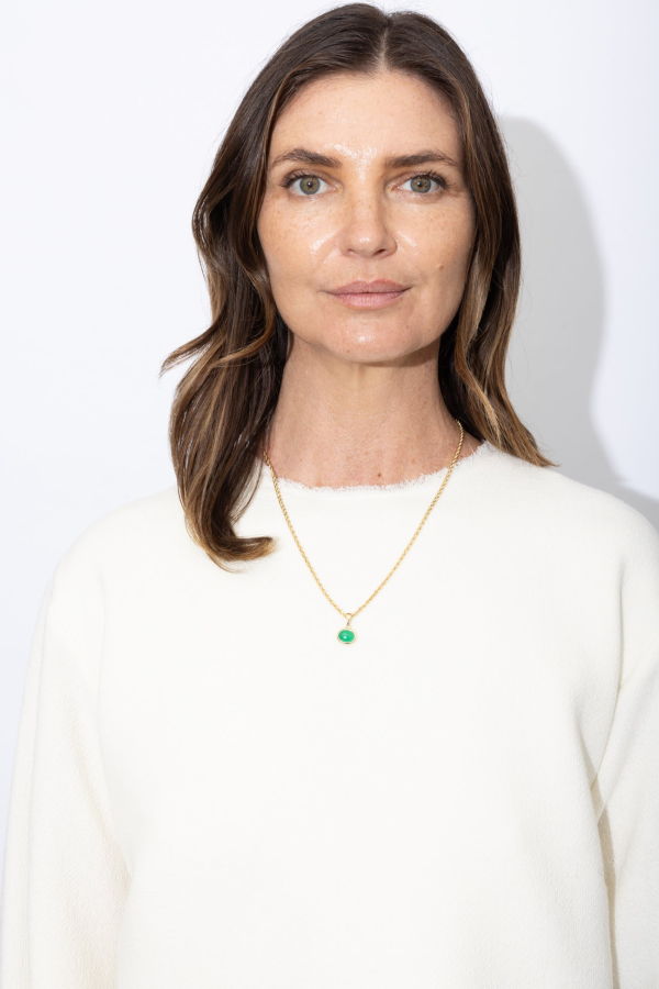 Loren Stewart Edan Amulet Necklace - Yellow Gold