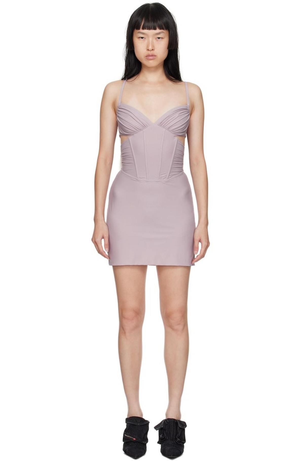 MISBHV Corset Minidress - Purple | Garmentory