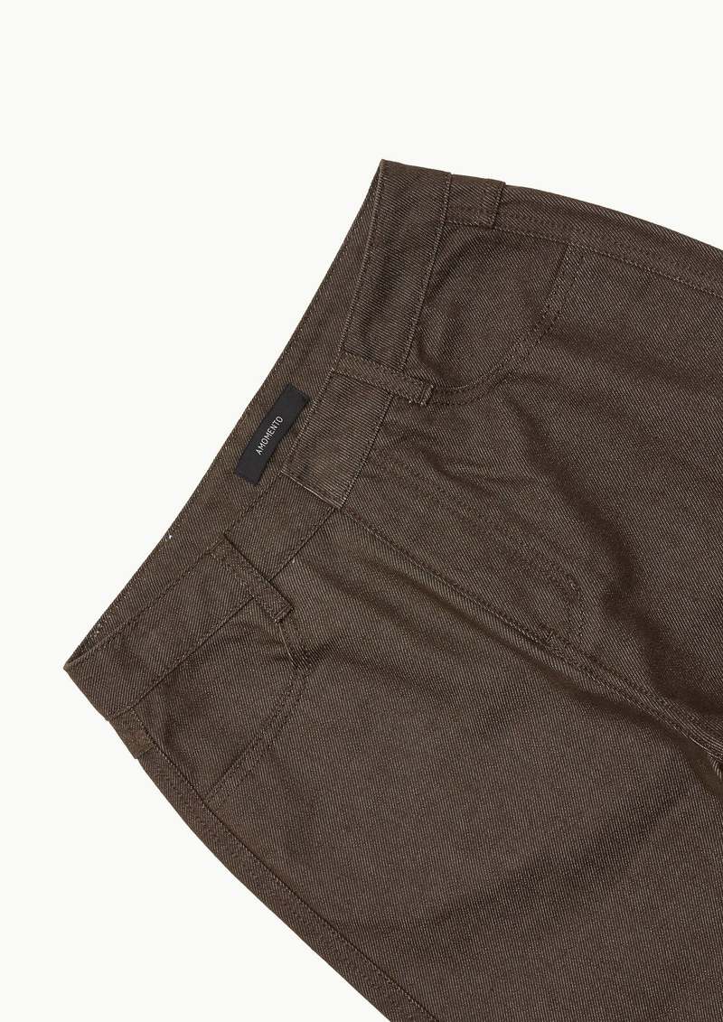 パンツ AMOMENTO 23FW COLORED STRAIGHT FIT DENIM Amomento Colored Straight Fit Denim Pants - Brown | Garmentory