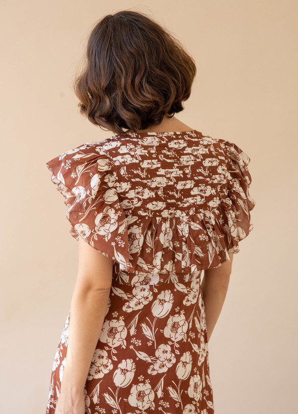 brown renaissance dress Dare Fashion Renaissance Dress in Walnut
