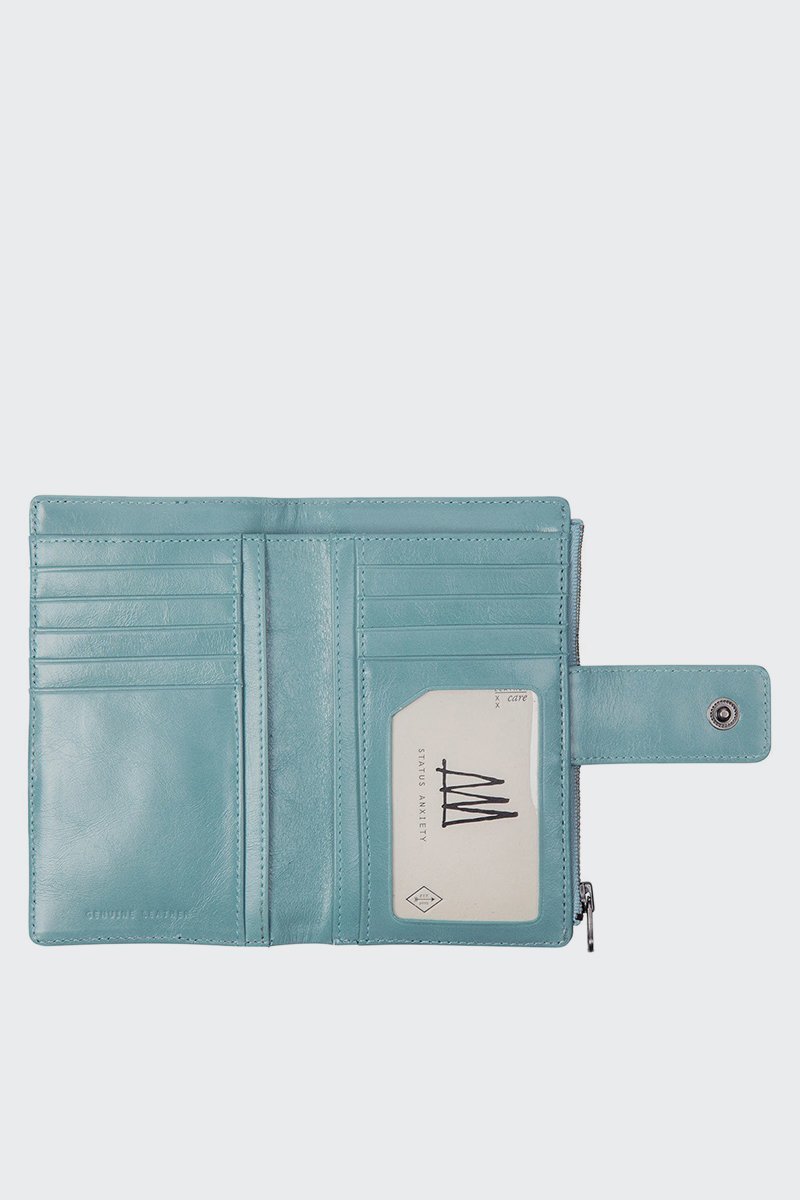 Status Anxiety Outsider Wallet - Sky Blue | Garmentory Status Anxiety Outsider Wallet - Sky Blue | Garmentory