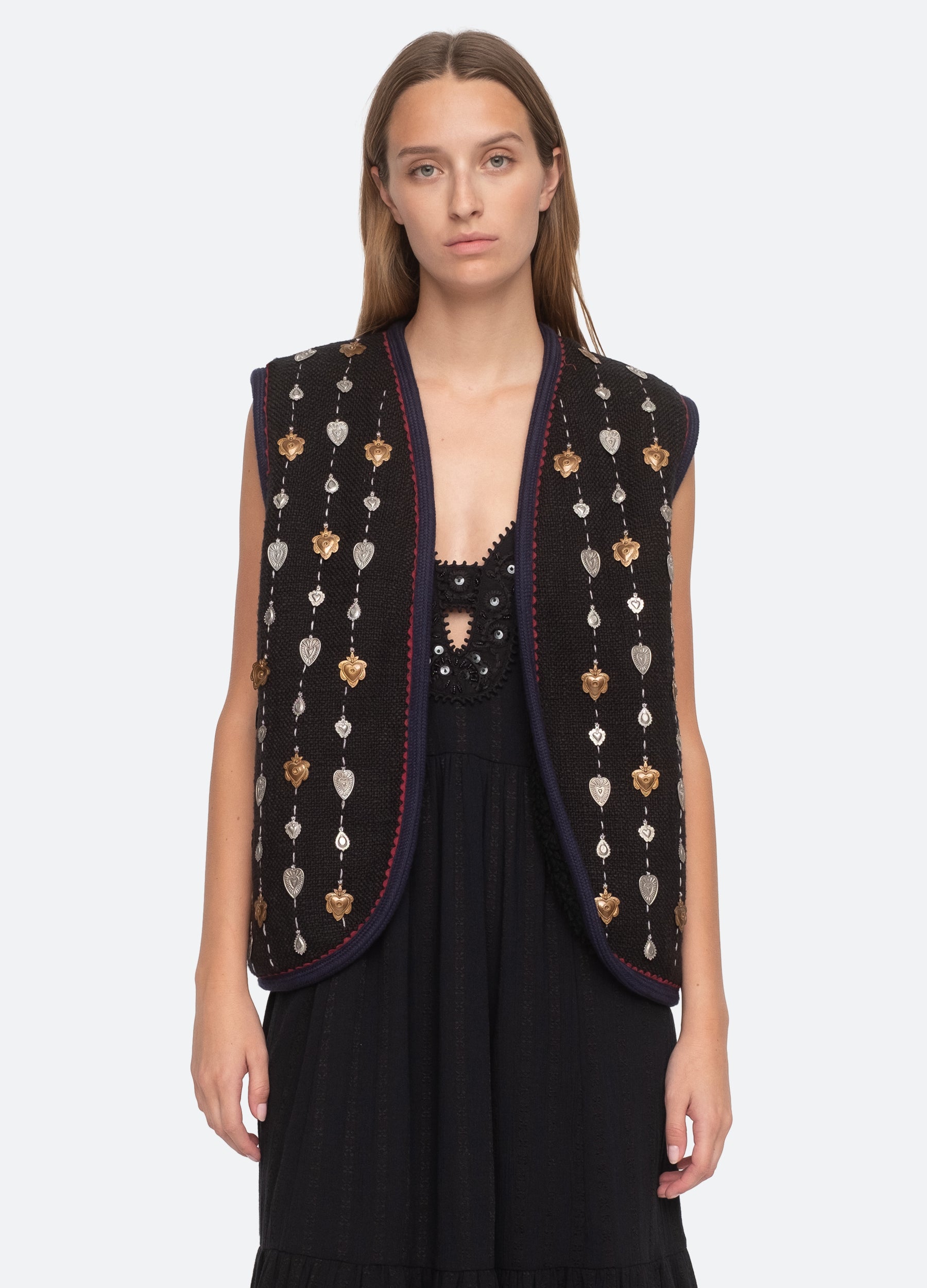 Sea New York ベスト Betina beaded vest Sea NY Betina Vest | Garmentory