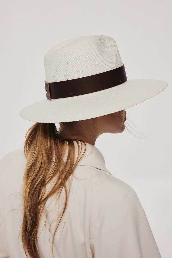 Janessa Leone Corbin Hat - Bleach | Garmentory display picture 1