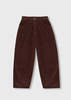 Cordera Corduroy Baggy Pants - Pardo - Thumbnail 3