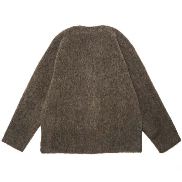 Our Legacy CARDIGAN - MOLE GREY MOHAIR | Garmentory