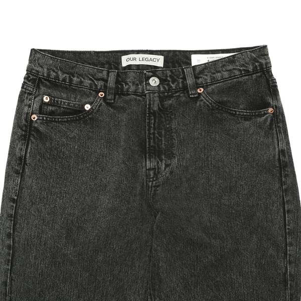 Our Legacy FORMAL CUT - OVERDYED BLACK CHAIN TWILL | Garmentory