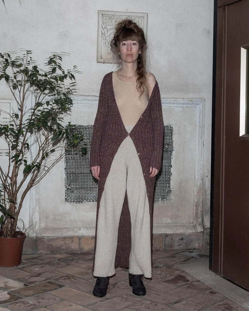トップス Baserange Burgundy Loulou Cardigan Baserange Loulou Cardigan - Burgundy | Garmentory