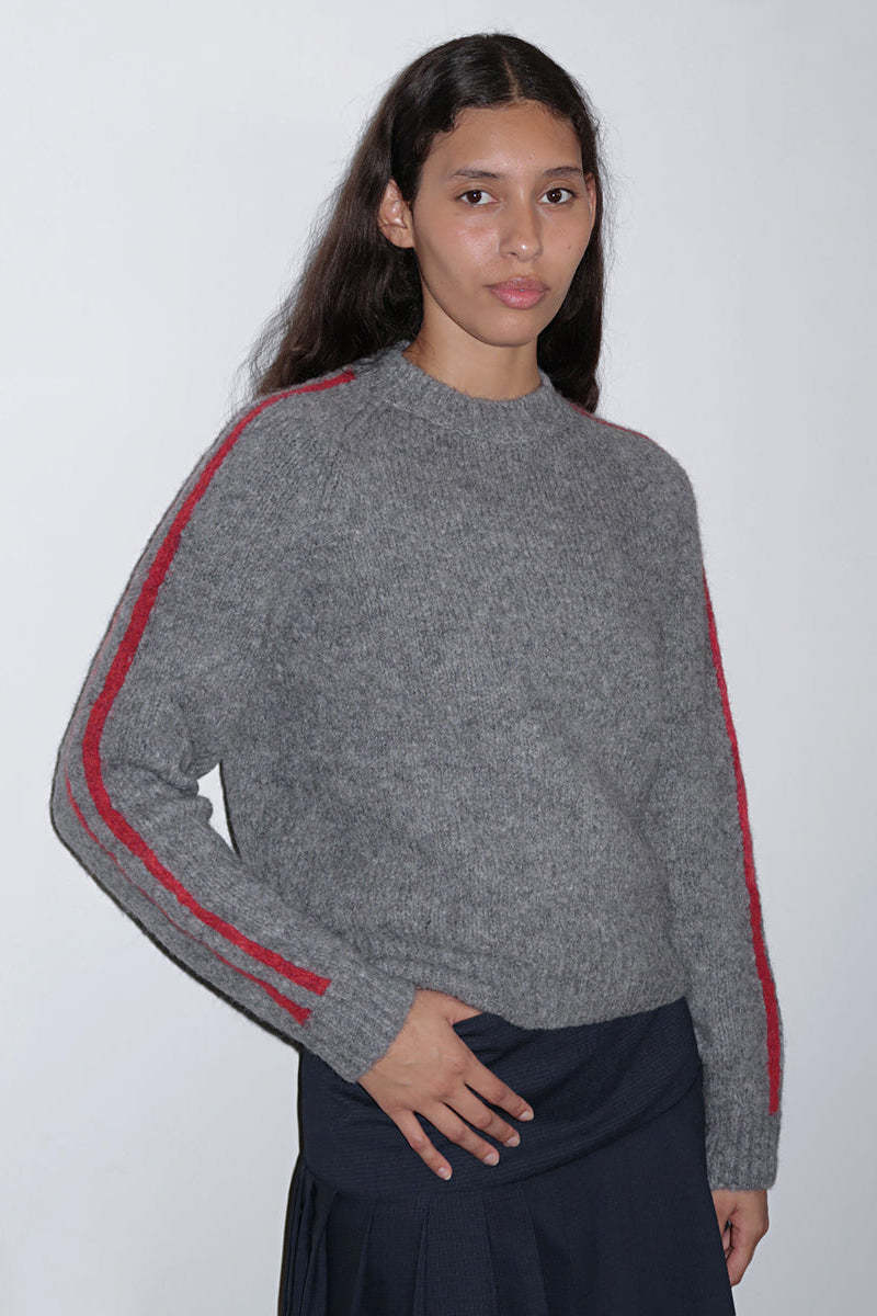 Paloma wool アート風模様のグレー長袖ニット Paloma wool アート風模様のグレー長袖ニット paloma wool グレー