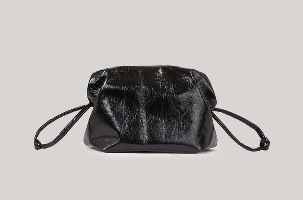 KASSL Editions Lacquer Pouch Bag - Black | Garmentory