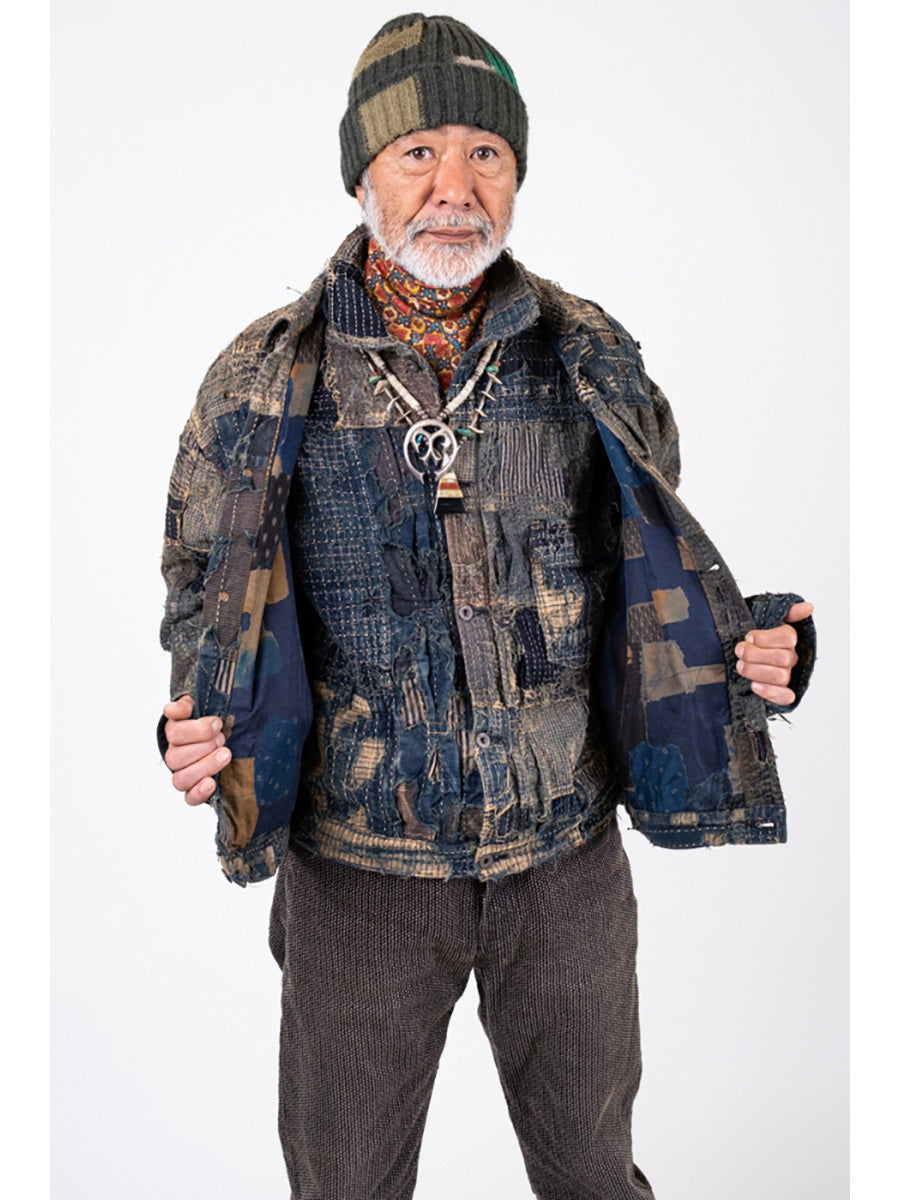 Kapital 5G Wool TUGIHAGI Knit Cap - Khaki | Garmentory