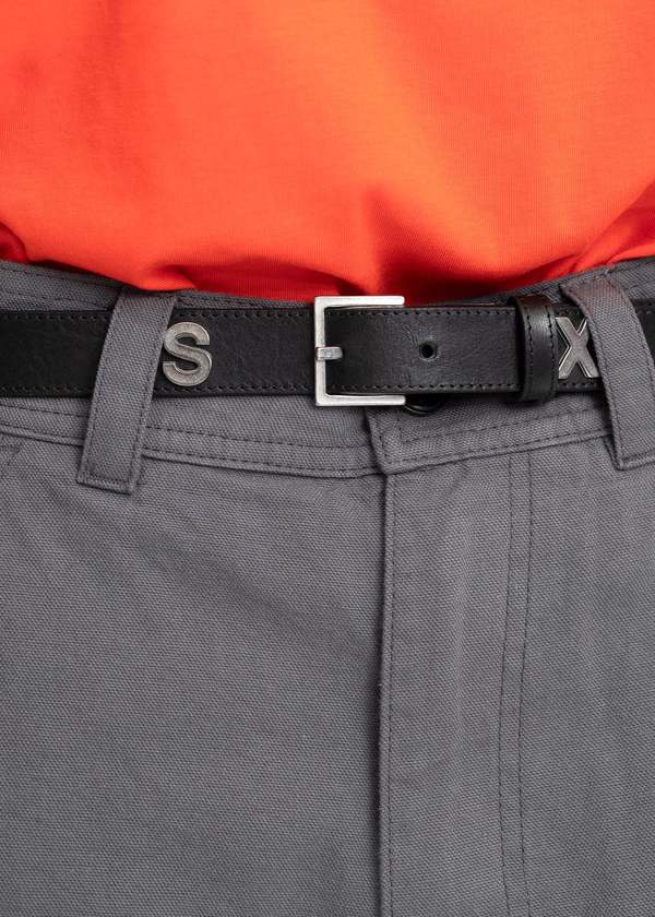 Martine Rose SEX LETTER BELT - BLACK | Garmentory