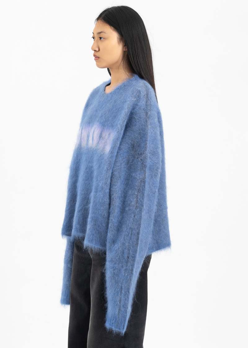 Brushed Mohair Eros V-Neck Jumper 【公式通販】
