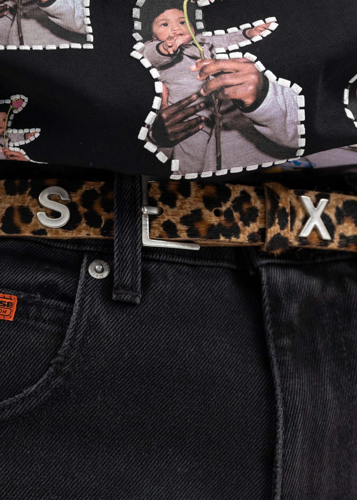 CHEETAH SEX LETTER BELT | Garmentory