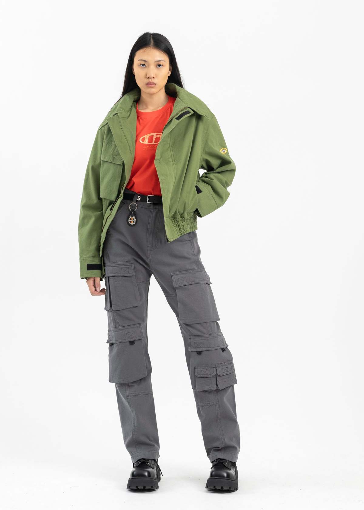 Martine Rose DOLL FIELD JACKET - KHAKI | Garmentory