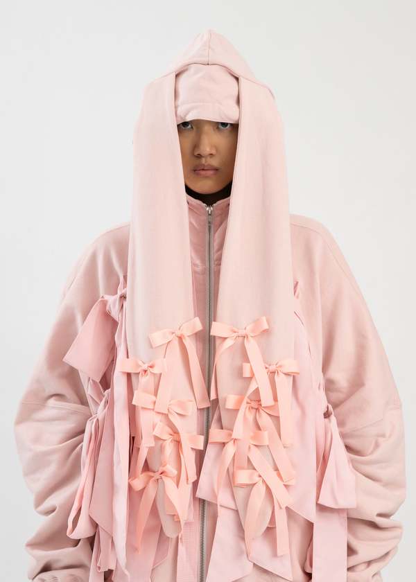 Kidill BUNNY RIBBON ZIP PARKA - PINK | Garmentory