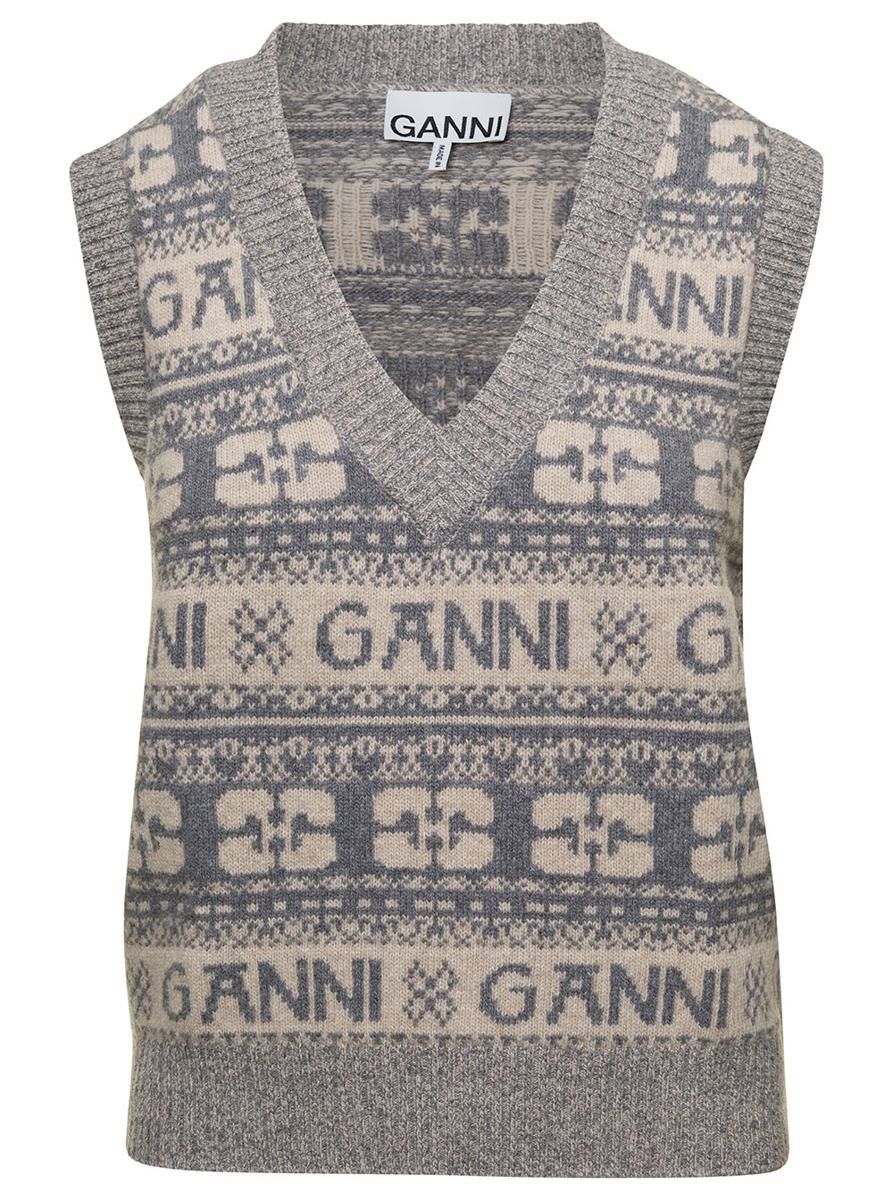 Logo-Wool-Mix-Vest-