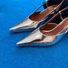 Rejina Pyo Lou Kitten Heels - Leather Silver - Thumbnail 5